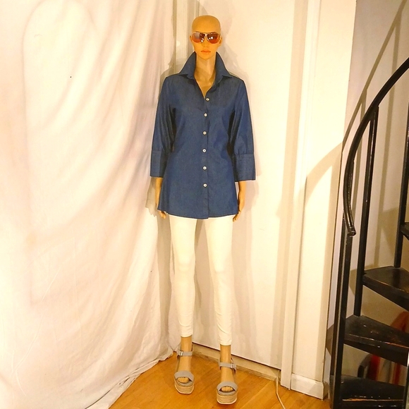 Gorgeous NWOT Crown Vintage Light Grey Suede Platform Wedge Espadrilles. - Picture 8 of 16